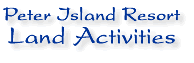 peter island resort - land activities